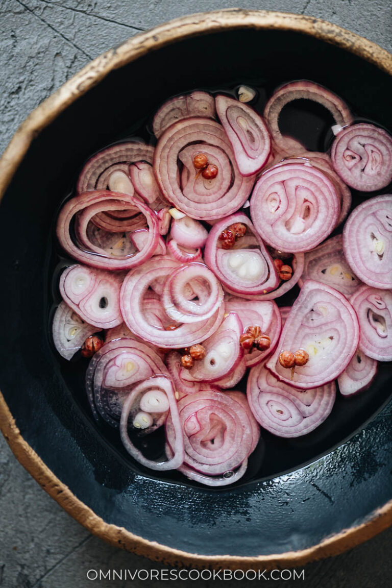 ChineseStyle Quick Pickled Shallots Omnivore's Cookbook