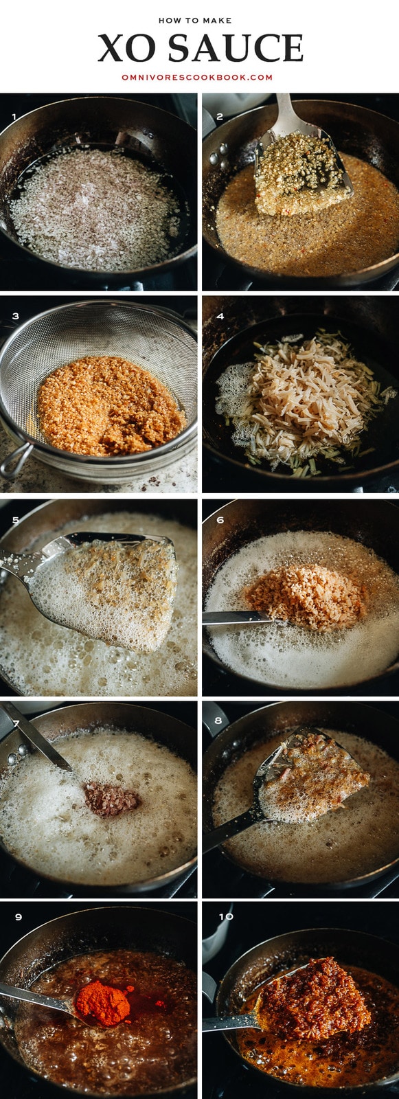 How to make XO sauce step-by-step