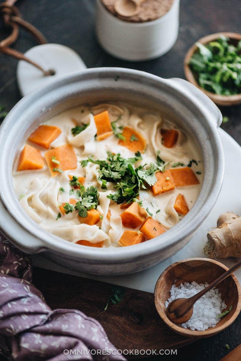 5-Ingredient Coconut Noodle Soup