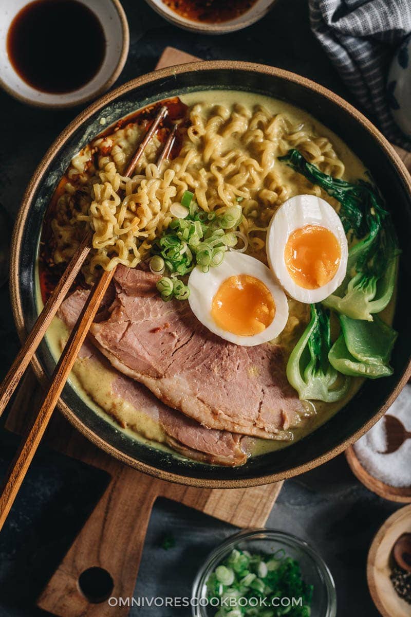 Curry Ramen with Ham