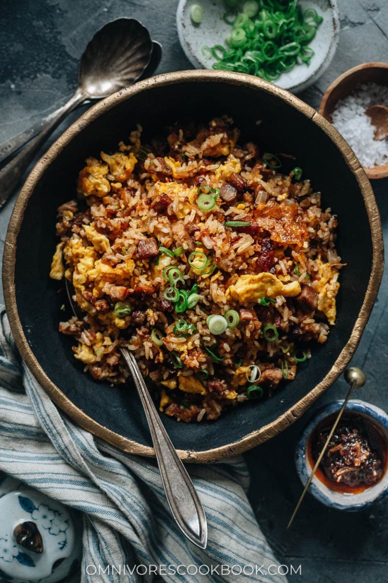 XO Fried Rice with Char Siu - Omnivore's Cookbook