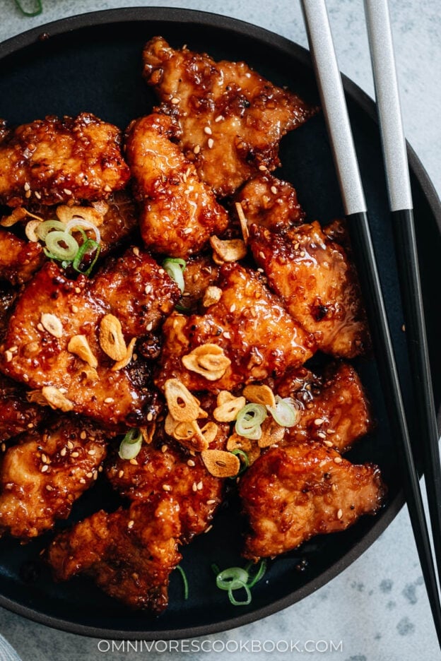 Honey Garlic Pork Chops Omnivore's Cookbook