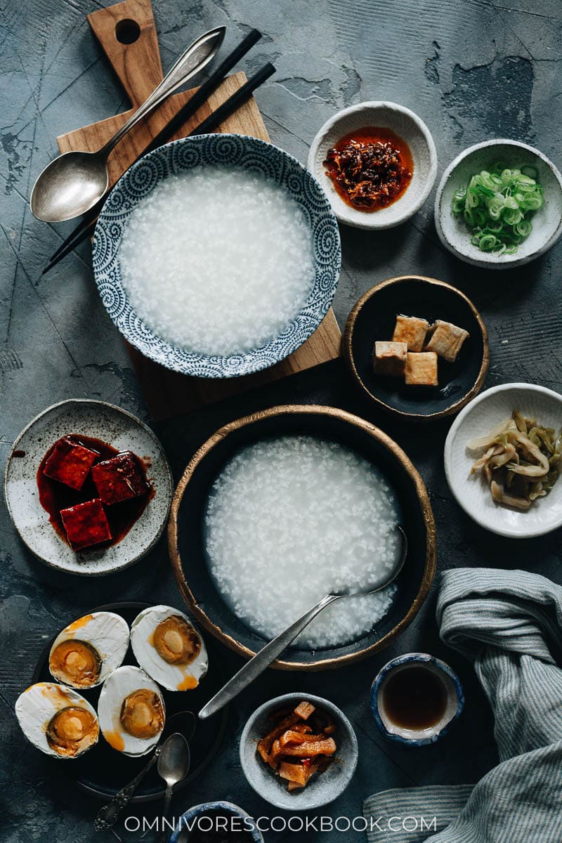How To Make Congee Plain Congee Omnivore s Cookbook