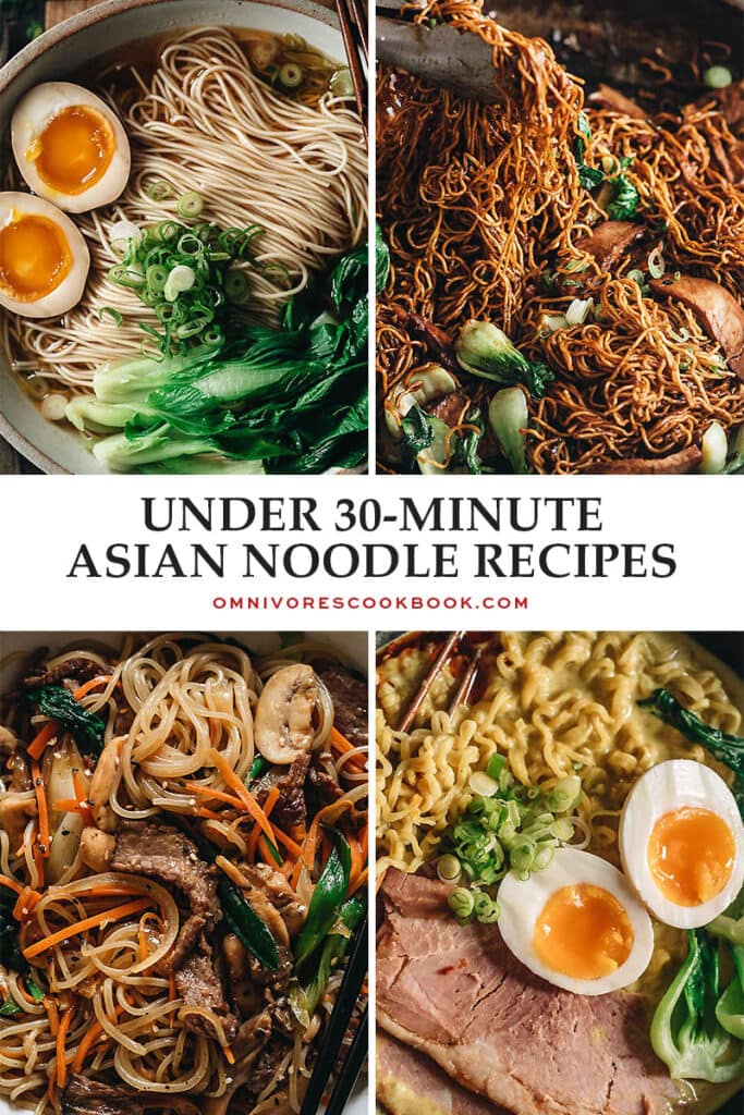 17 Under 30-Minute Asian Noodle Recipes - Why wait for takeout? These super-quick Asian noodle recipes will be on your table in a flash, giving you all the delicious and savory flavors you crave on the spot!