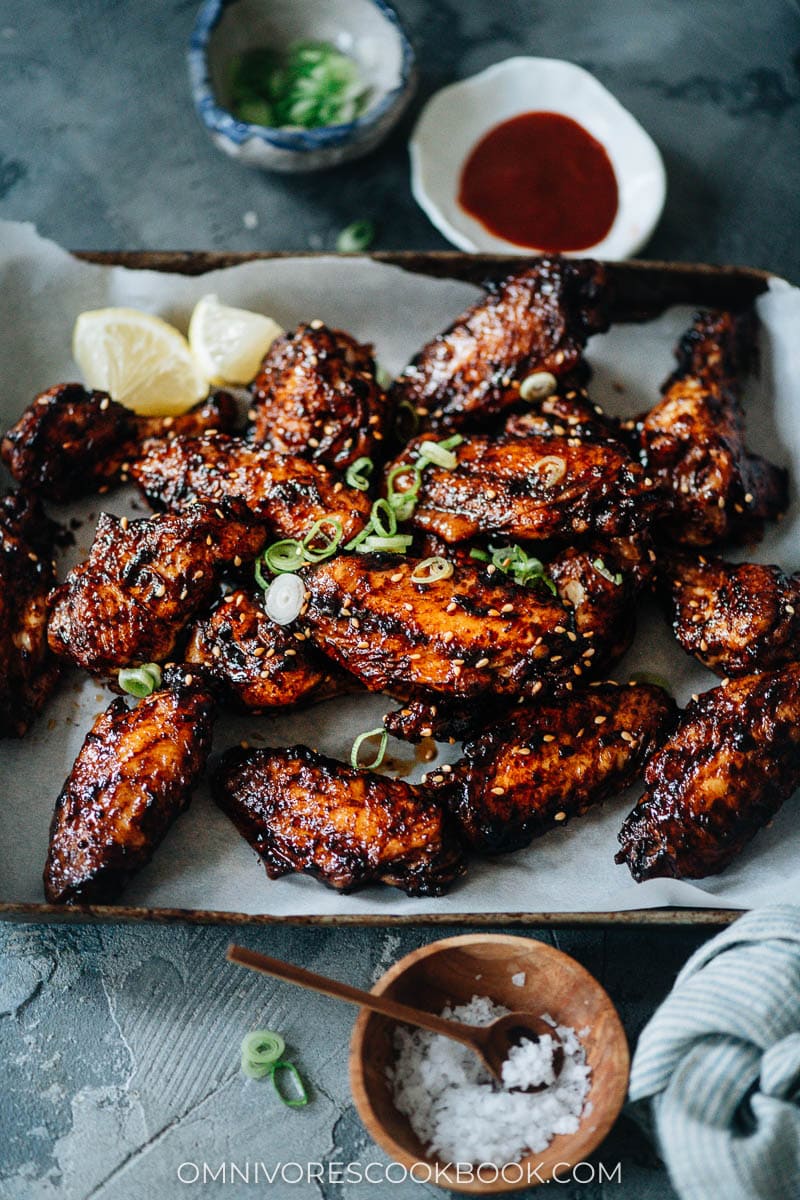 Easy Sticky Wings With Hot Sauce Omnivore S Cookbook