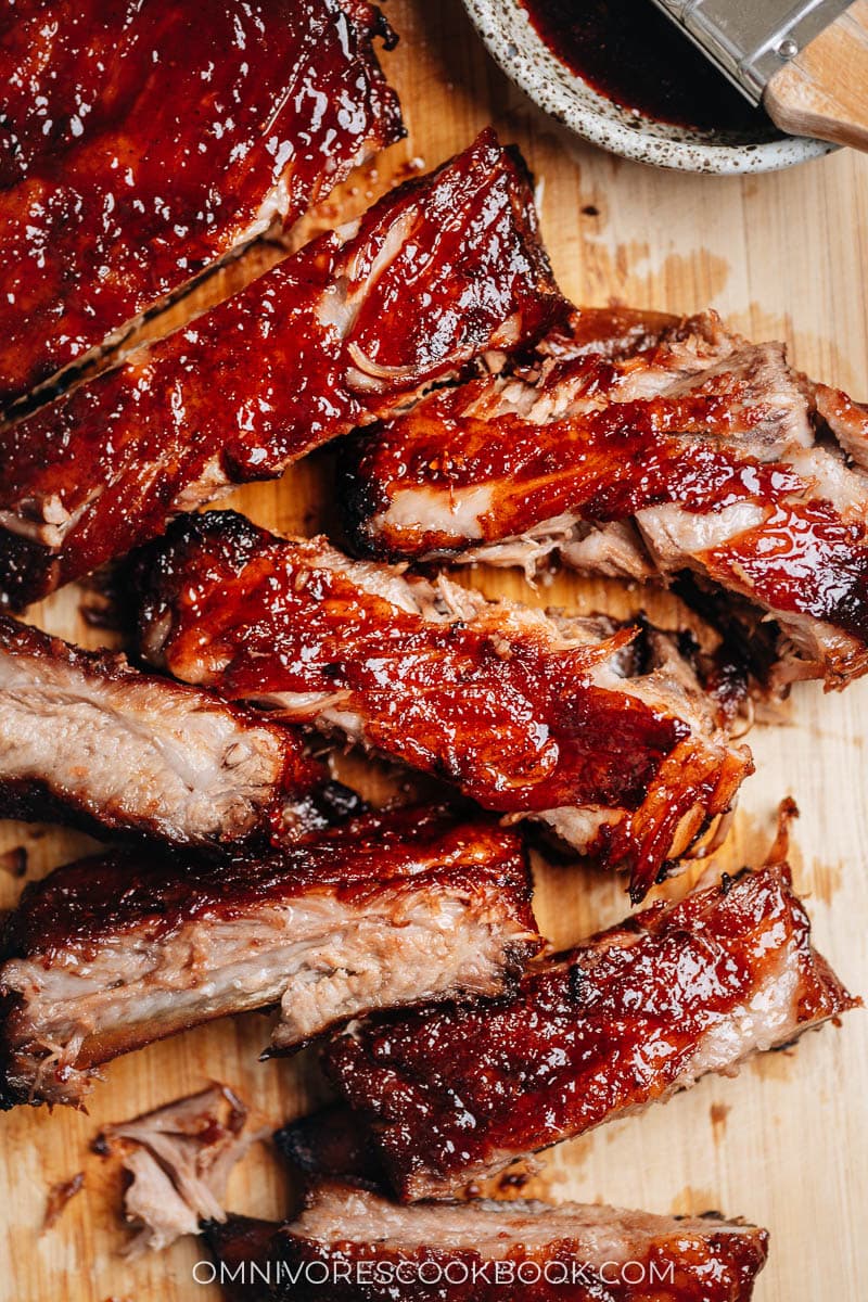 How many pounds is a rack of baby back ribs Chinese Bbq Ribs Omnivore S Cookbook