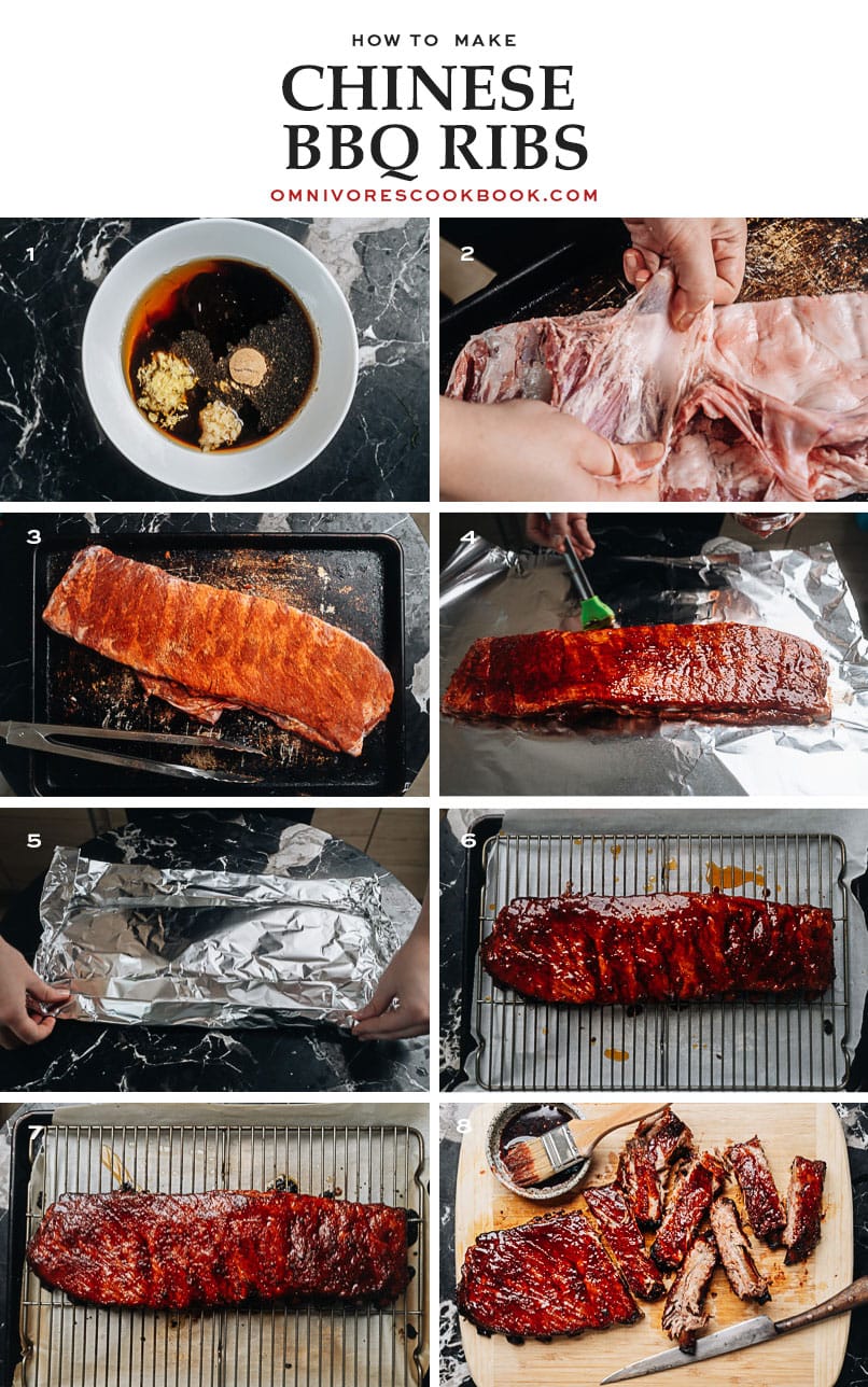 How to make Chinese BBQ ribs step-by-step