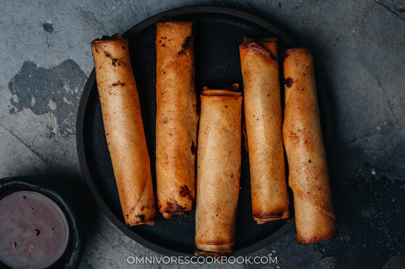 Fillipino spring rolls made in air-fryer