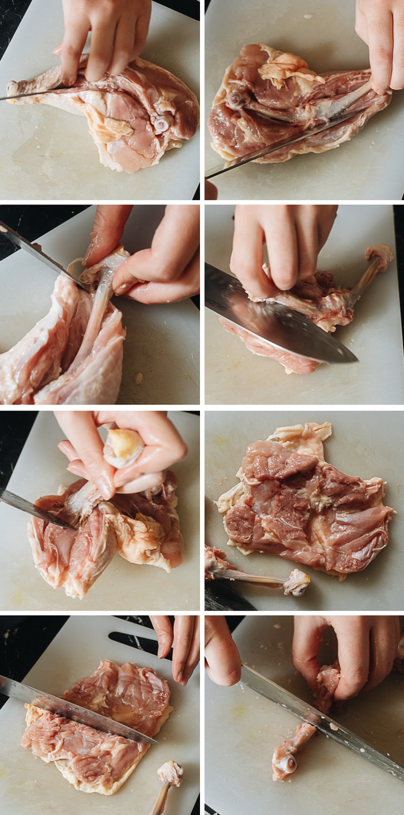 How to debone chicken leg