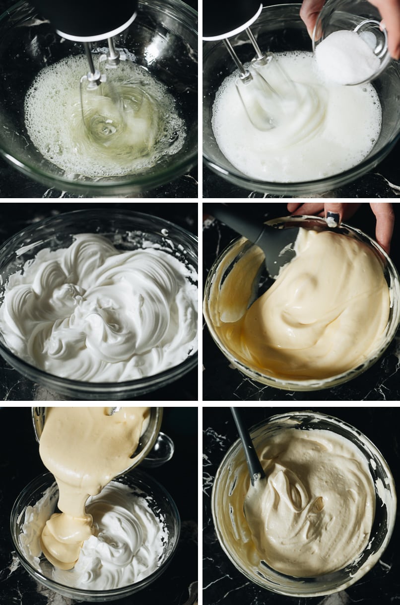 Making egg white mixture step-by-step