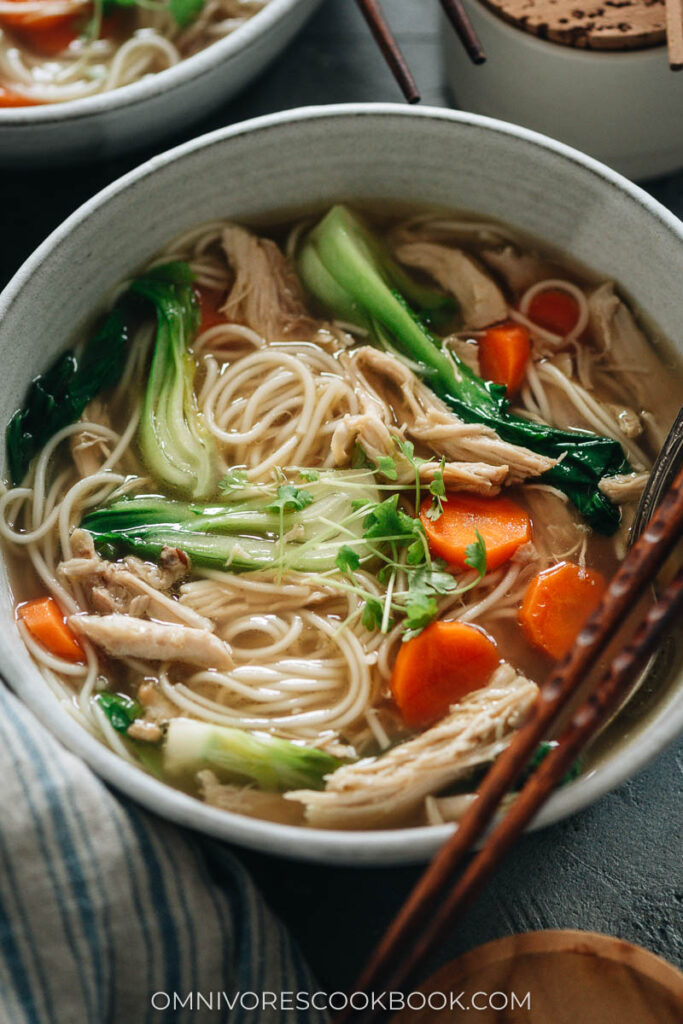 Chinese Chicken Noodle Soup - Omnivore's Cookbook