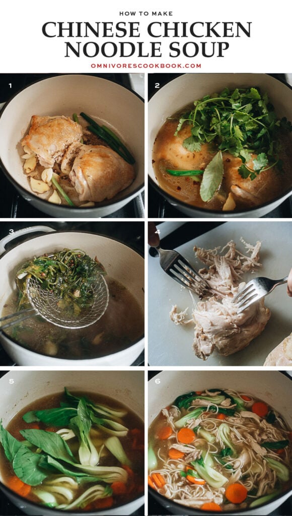 Chinese Chicken Noodle Soup Omnivore's Cookbook
