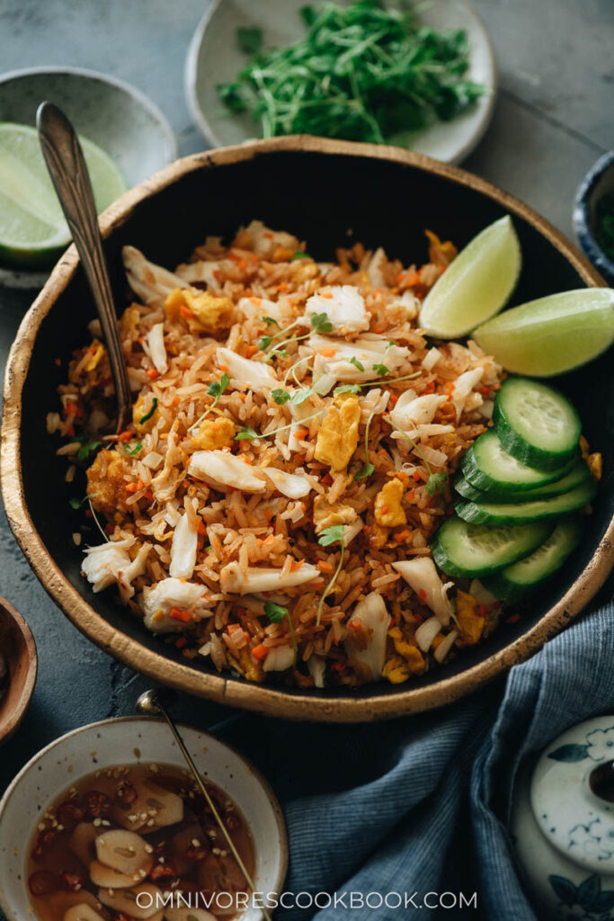 Thai Style Crab Fried Rice - Omnivore's Cookbook