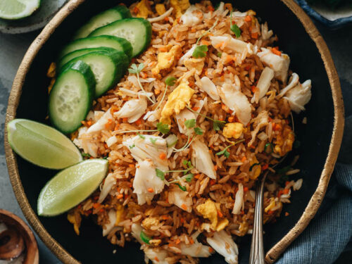 Variations of King Crab Fried Rice