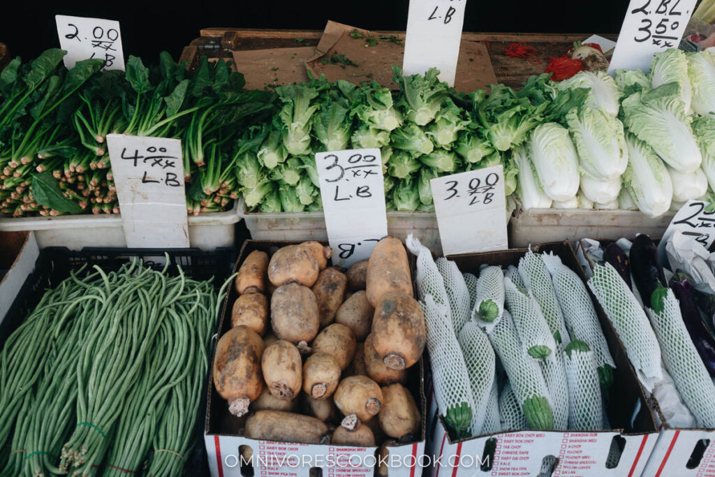 Manhattan Chinatown - Chinese vegeteables