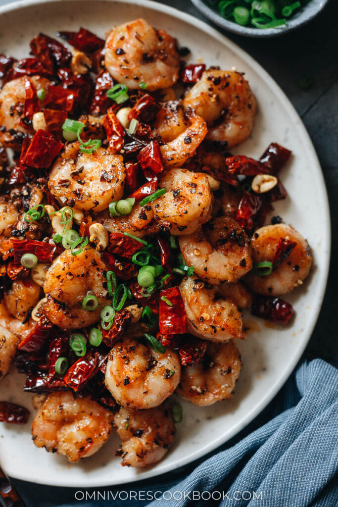 Sichuan Shrimp Stir Fry Omnivore's Cookbook