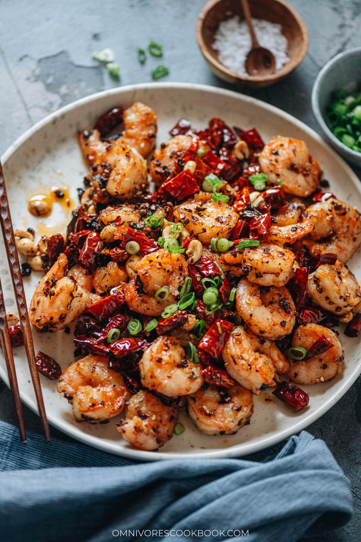 Easy spicy shrimp stir fry