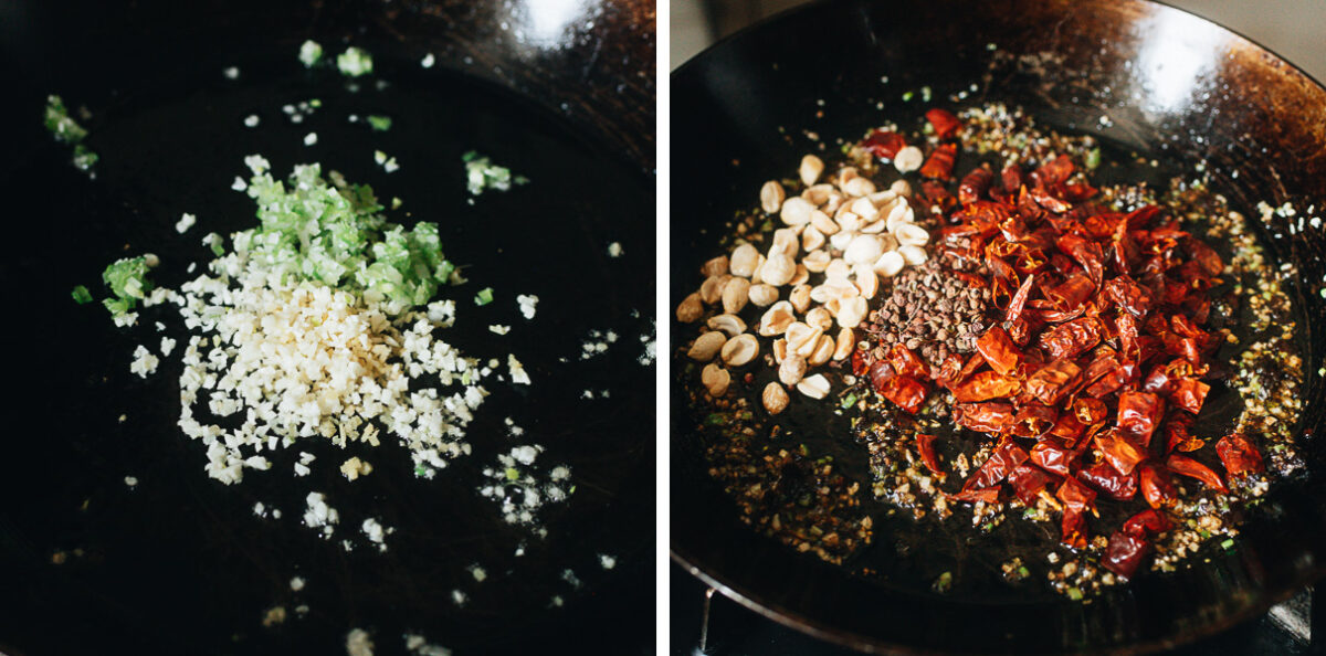 Cook the aromatics