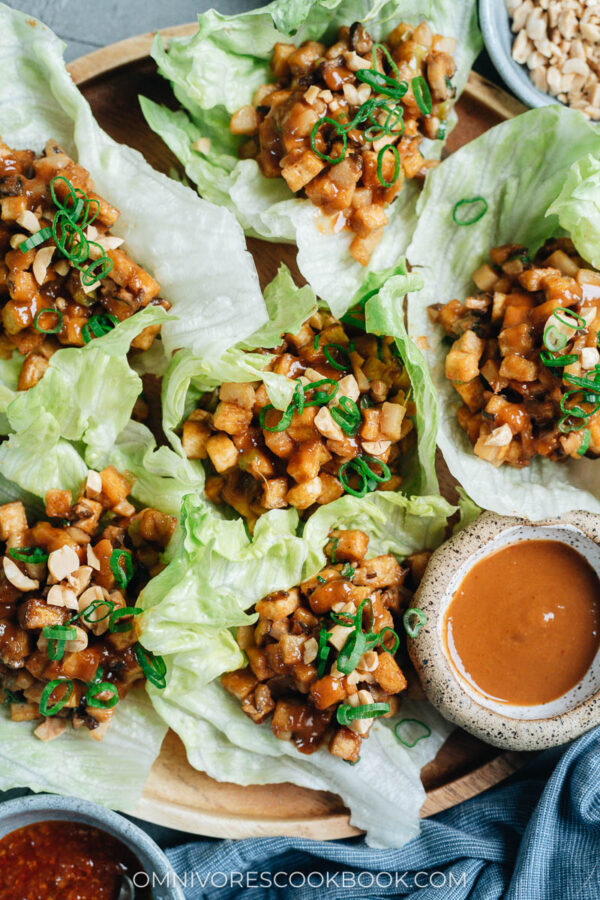 Tofu Lettuce Wraps Omnivore's Cookbook