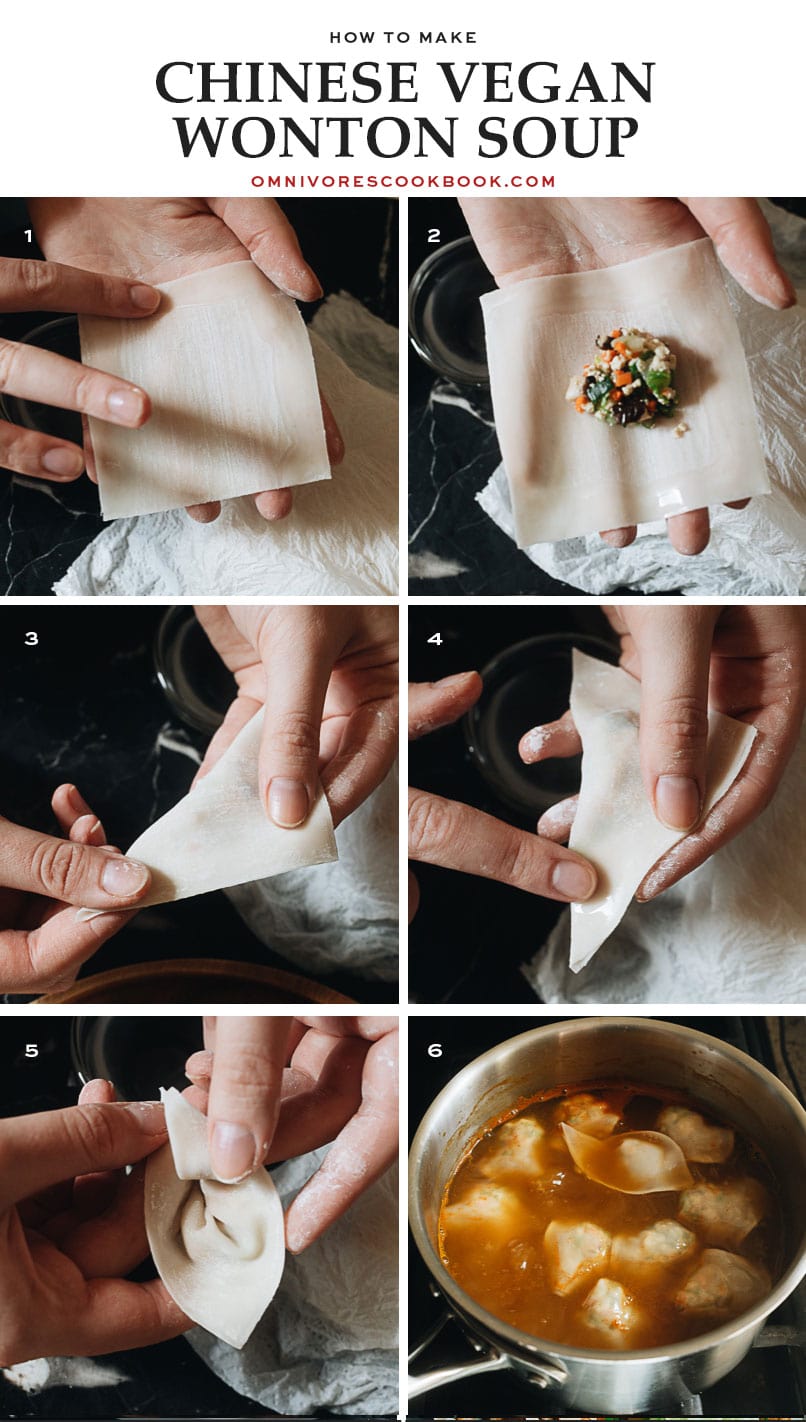 Vegan Wonton Soup - Okonomi Kitchen