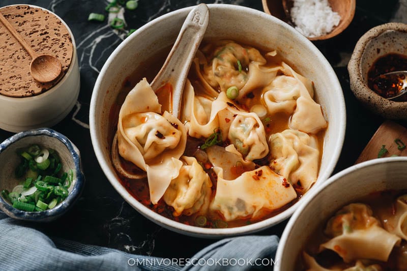 Vegan Wonton Soup - Okonomi Kitchen