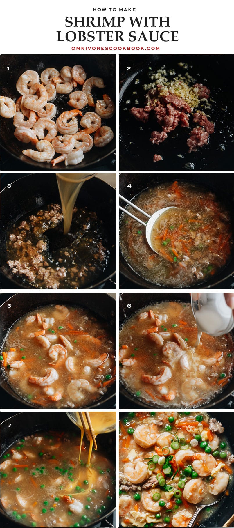 Easy Chinese style shrimp step-by-step
