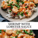 Get classic Cantonese flavors on your table in minutes when you make shrimp with lobster sauce for a luxuriously delicious meal that’s as simple as can be! {Gluten-Free Adaptable}