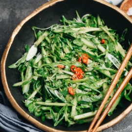 Chinese spicy cucumber appetizer