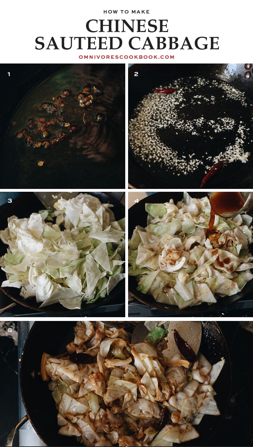 How to make Chinese Sauteed Cabbage