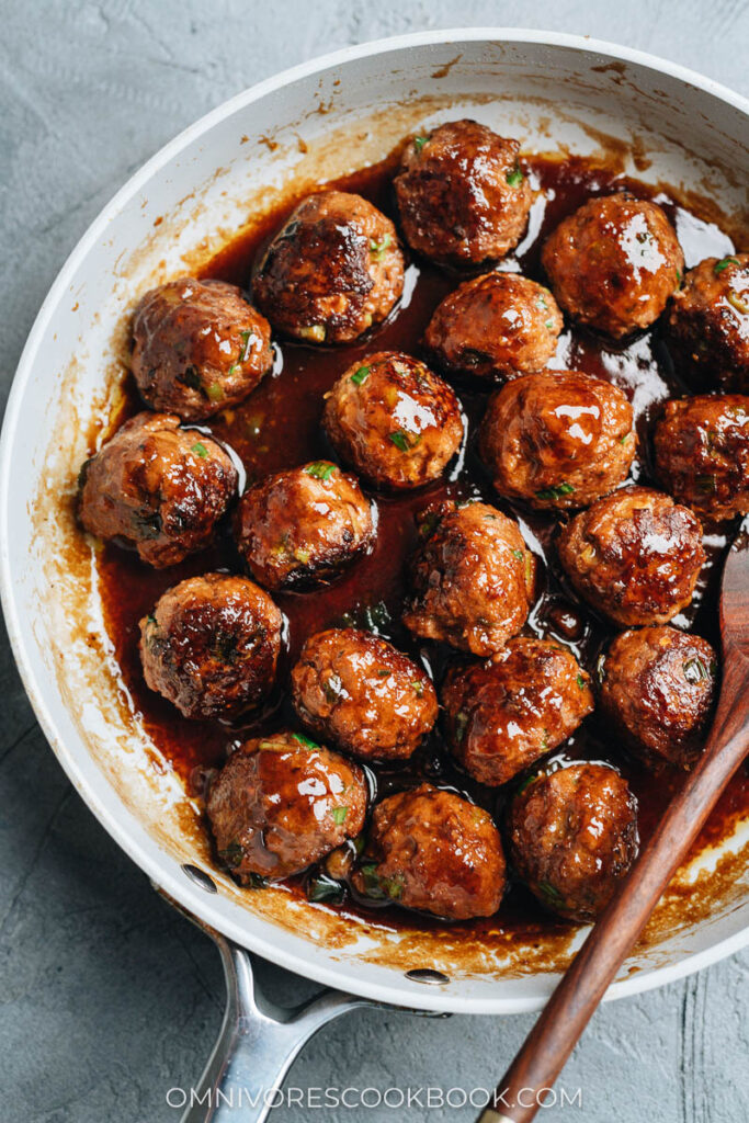 Easy Mongolian Meatballs - Omnivore's Cookbook