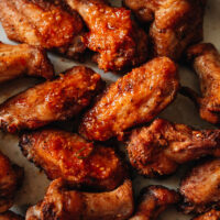 Easy mala Chinese chicken wings hot from the oven
