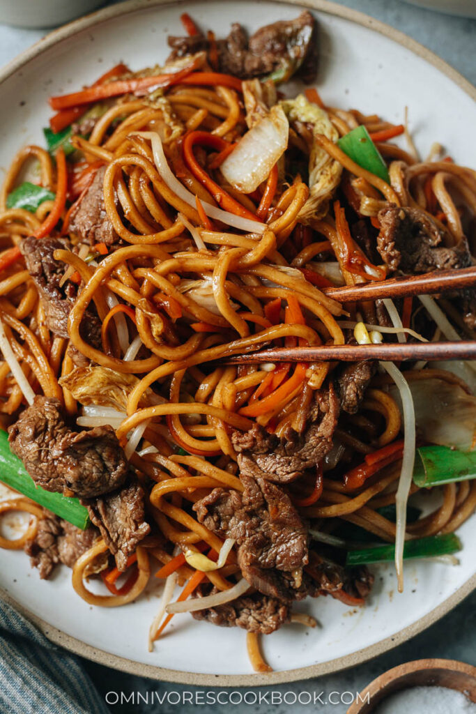 Beef Lo Mein - Omnivore's Cookbook