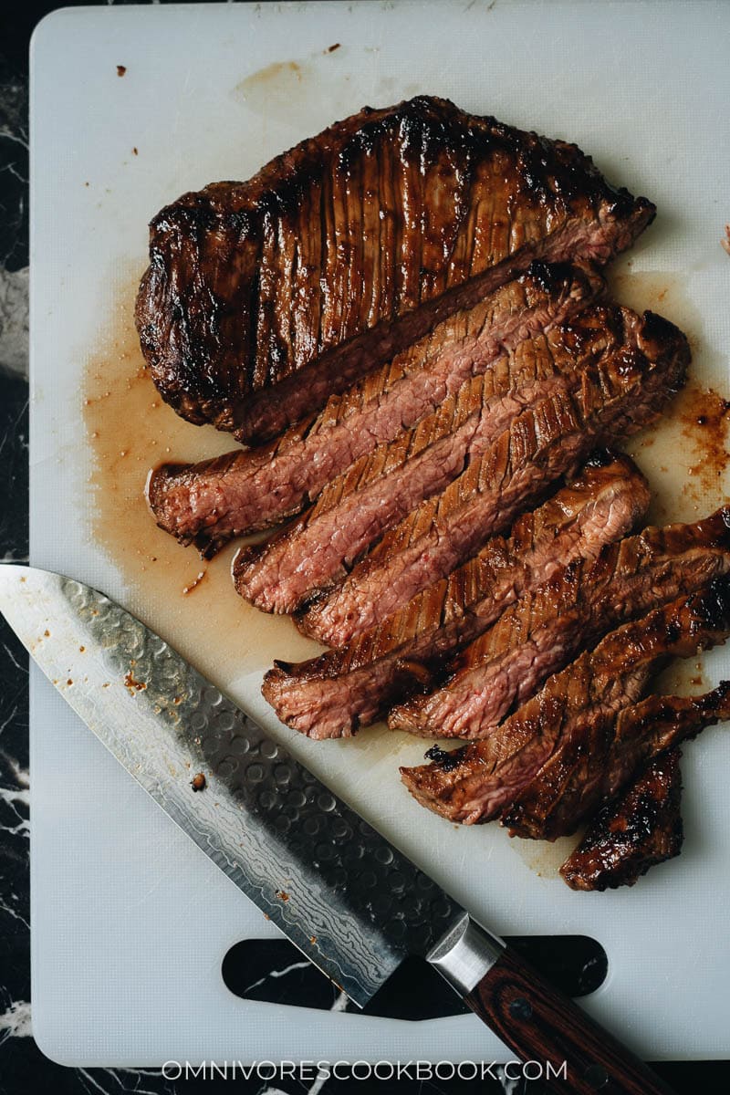 Juicy Korean-style galbi marinated steak