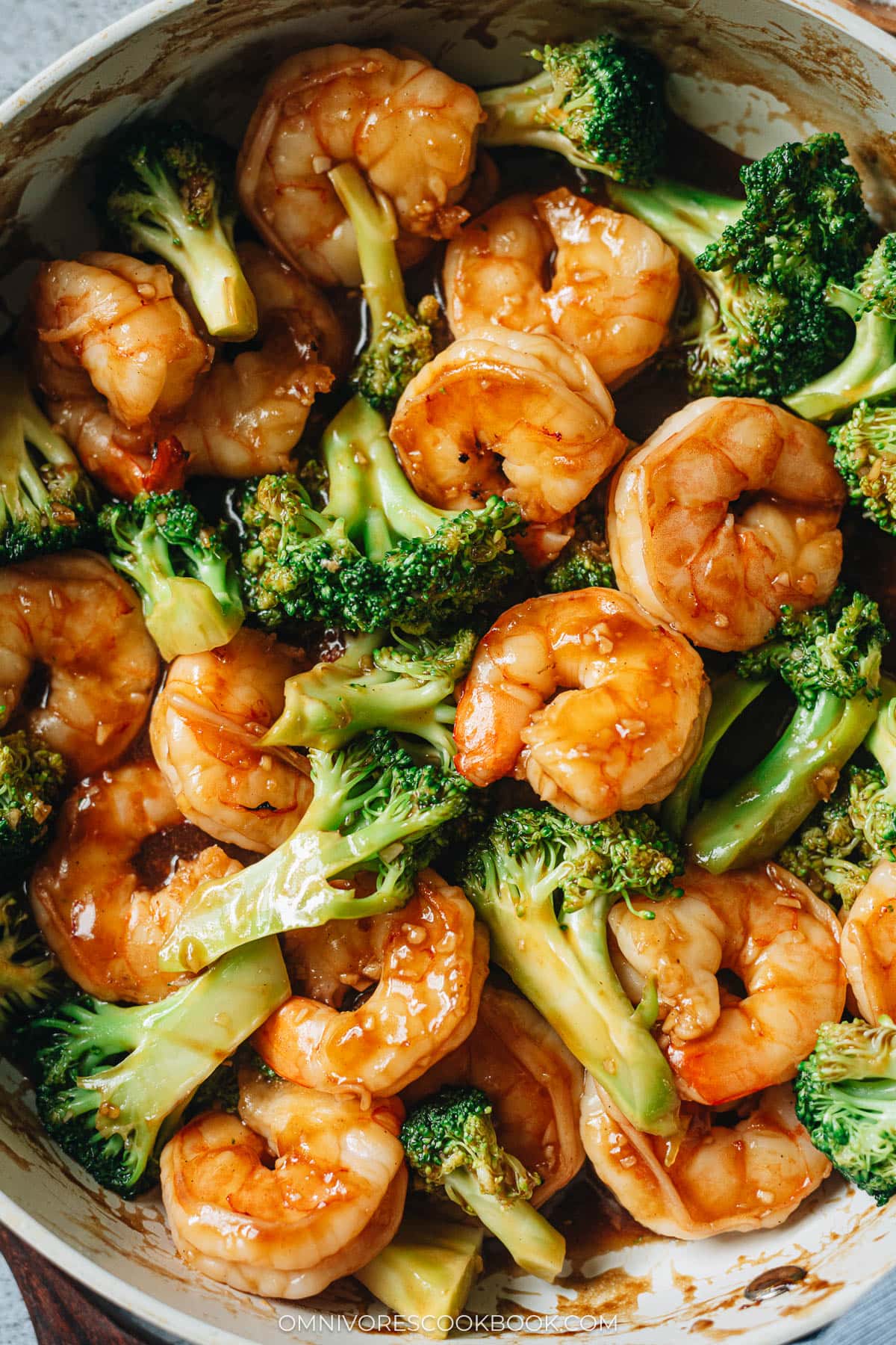 Easy Chinese takeout shrimp and broccoli