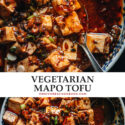 Vegetarian mapo tofu has all of the dazzling mala umami of the original and is really easy to put together. I’ll teach you the secrets to make your dish an absolute flavor bomb that you’ll want to devour again and again. #vegan #recipe #healthy