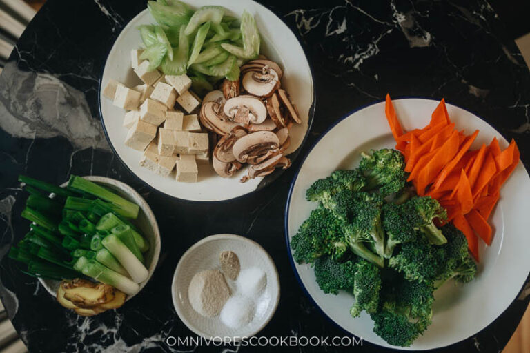 Chinese Vegetable Soup with Tofu - Takeout Style - Omnivore's Cookbook
