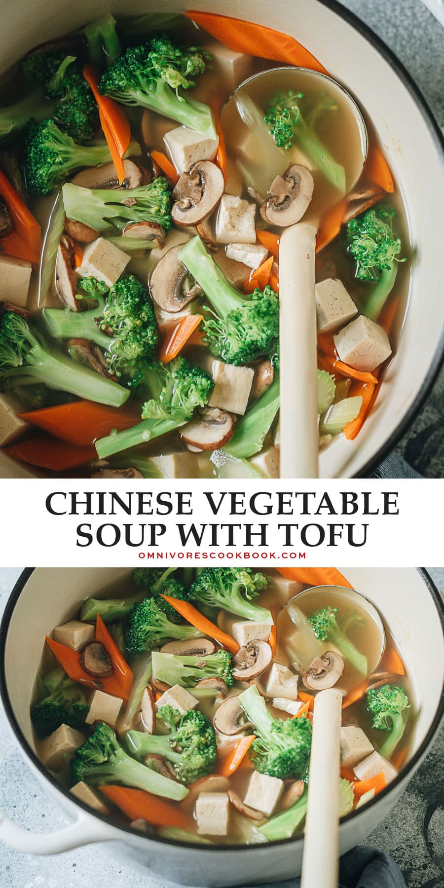 Chinese Vegetable Soup With Tofu Recipe