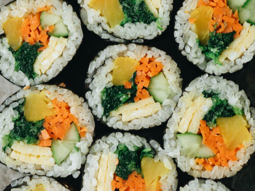 Kimbap (Korean Seaweed Rice Roll) - Plant-Based Matters