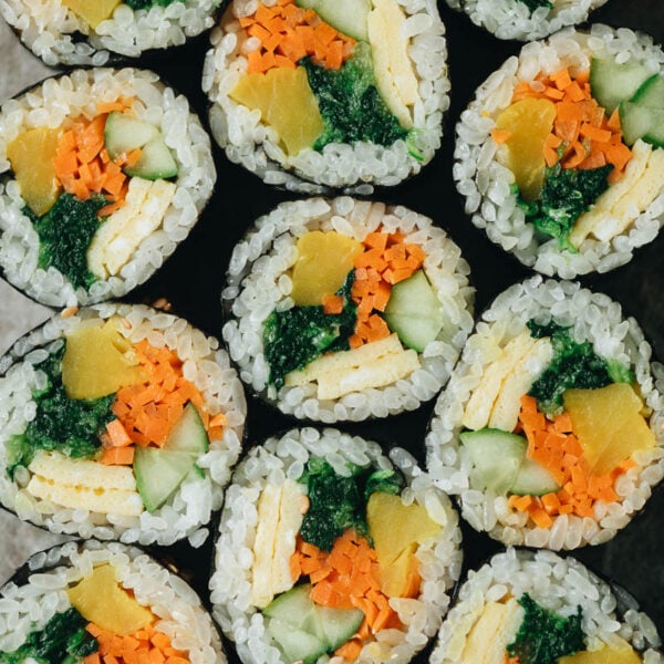Vegetarian Kimbap Omnivore's Cookbook