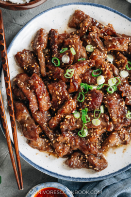 Easy takeout style Asian sesame beef