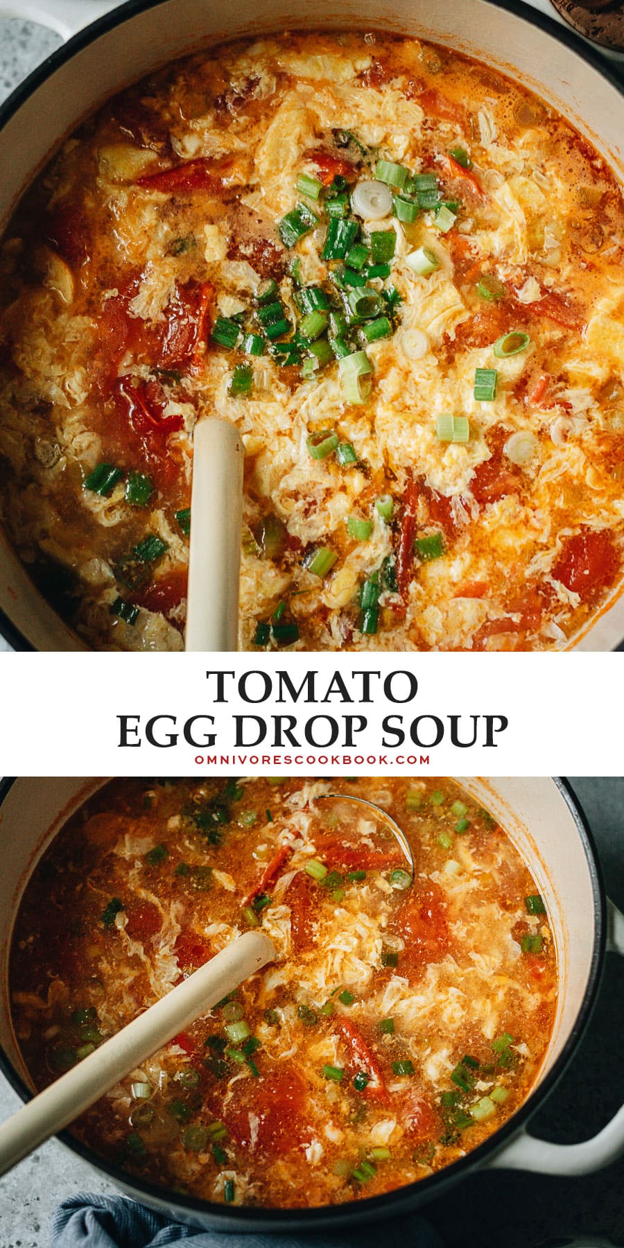 Tomato Egg Drop Soup Omnivore's Cookbook