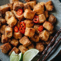 Chinese salt and pepper tofu