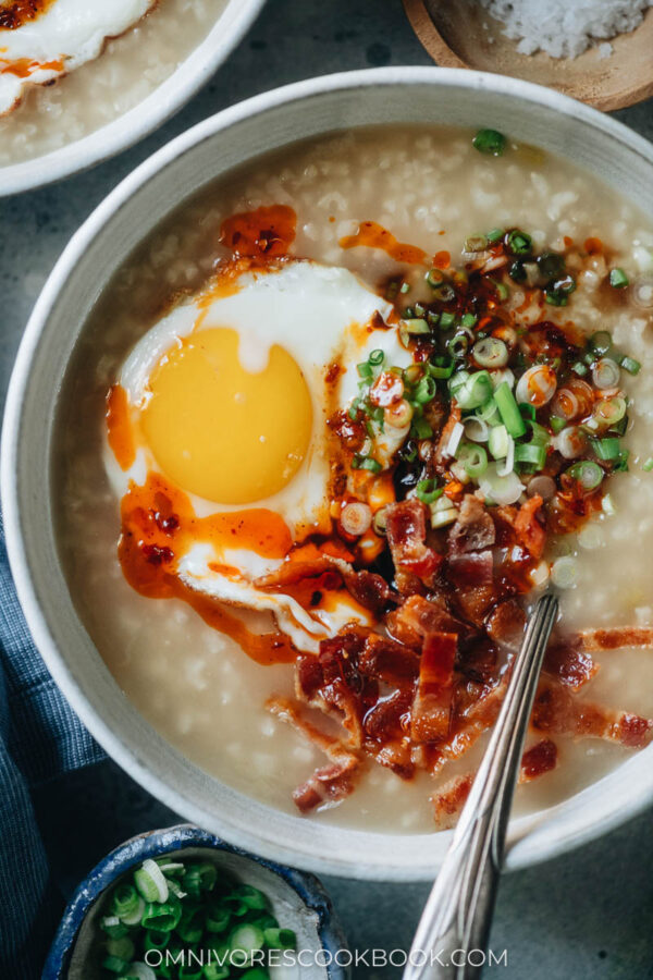 Instant Pot Breakfast Congee Omnivore's Cookbook