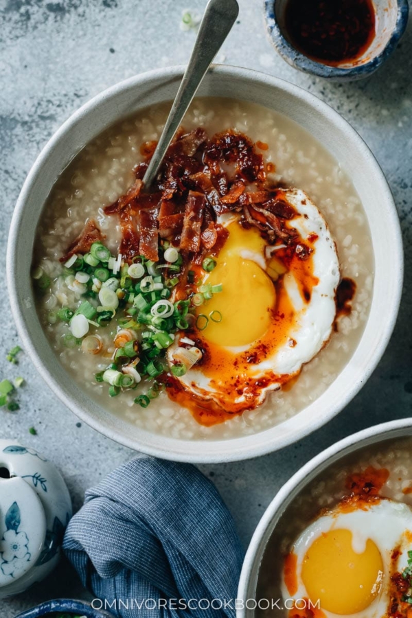 Instant Pot Breakfast Congee - Omnivore's Cookbook