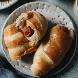 Asian-style pig in a blanket