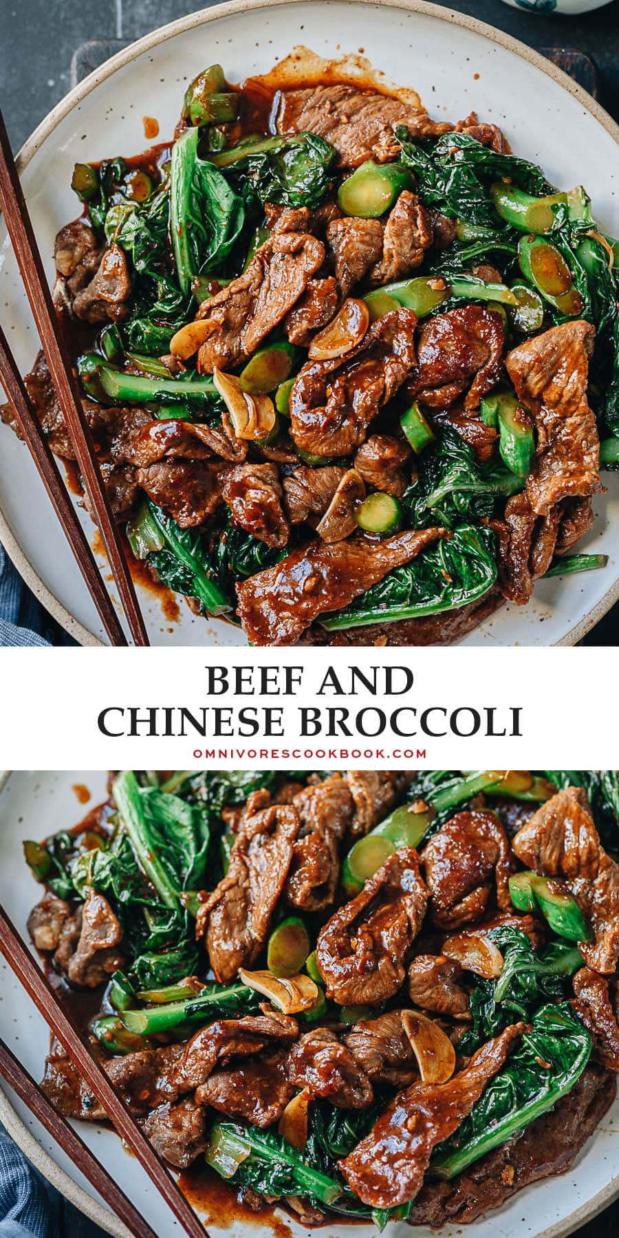 This beef and Chinese broccoli is so easy to put together and it uses one secret ingredient to make it irresistible! The silky tender beef is so juicy, smothered in a rich brown sauce with crisp Chinese broccoli. It only takes 20 minutes to put together. Top it on steamed rice for a hearty and healthy dinner! {Gluten-Free adaptable}