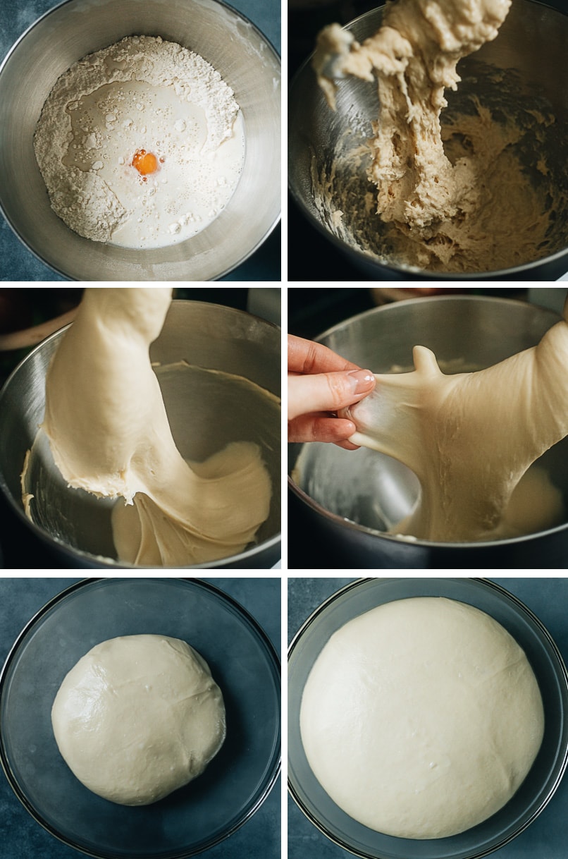 How to prepare dough for coconut buns