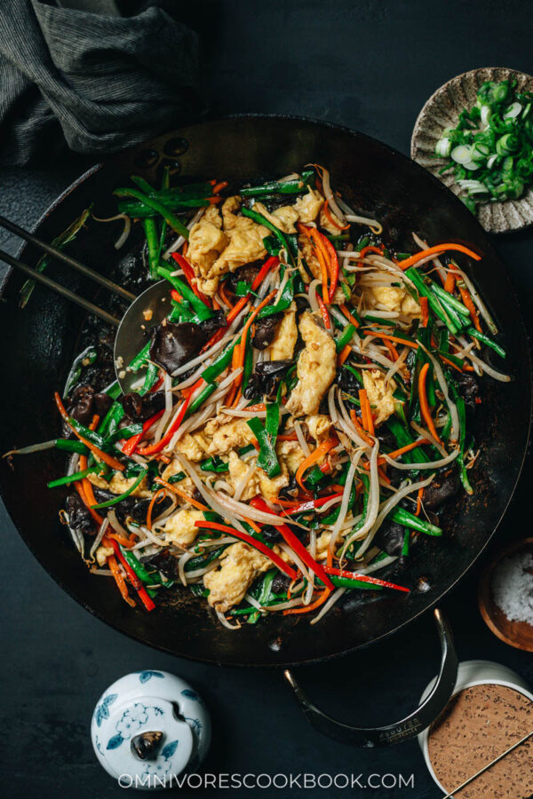 Chao He Cai (Beijing-Style Vegetarian Moo Shu, 炒合菜) - Omnivore's Cookbook