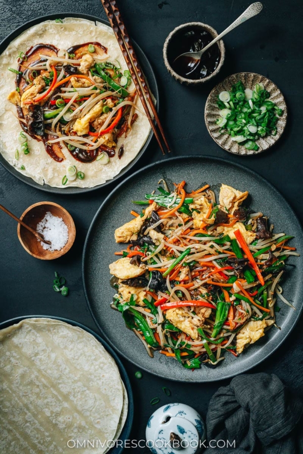 Chao He Cai (Beijing-Style Vegetarian Moo Shu, 炒合菜) - Omnivore's Cookbook