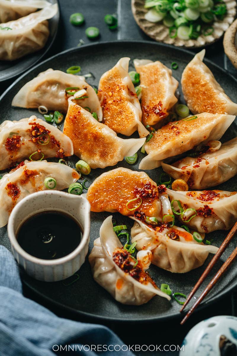 Pork and sauerkraut dumplings